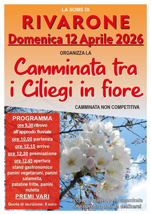 Camminata tra i Ciliegi in fiore 2026